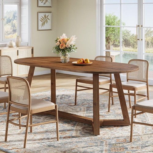 Inch solid wood oval - 63-inch,