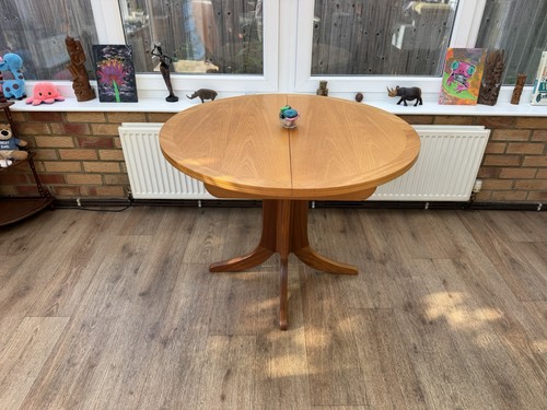 Vintage nathan teak round - teak,