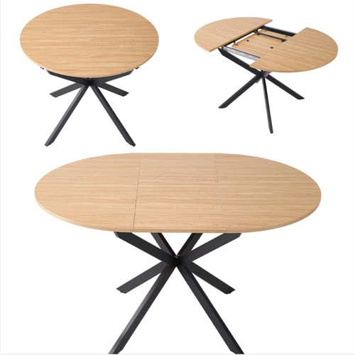 Round oval extending dining - extending,