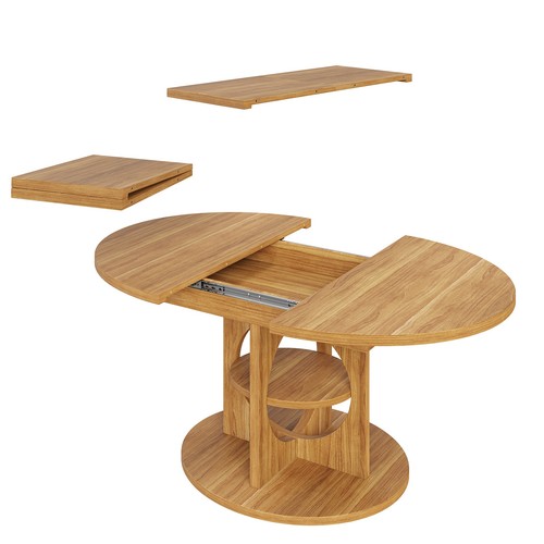 Extendable round dining - extendable,