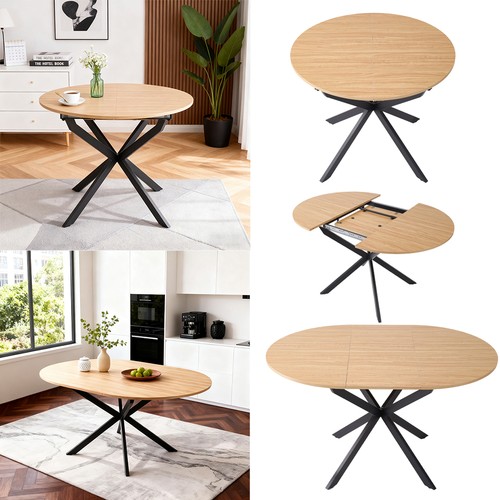 Round extending dining - extending, table