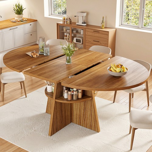 Extendable round dining - extendable,