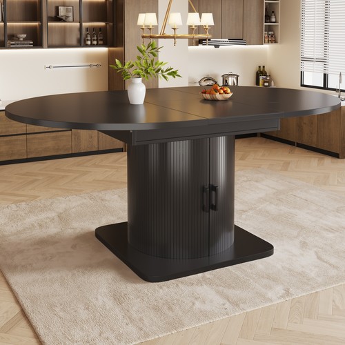 Extendable dining table - dining, with