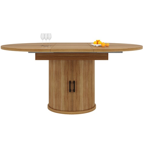 Extendable round oval - extendable,