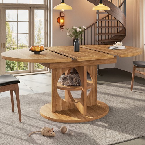 Extendable round dining - extendable,