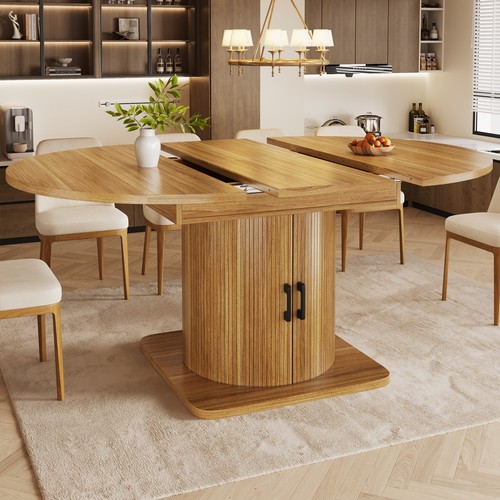 Extendable round oval - round,