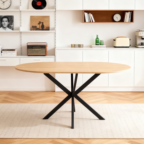 Natural wood extendable - wood, dining