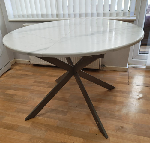 Next dining table grey - dining, marble